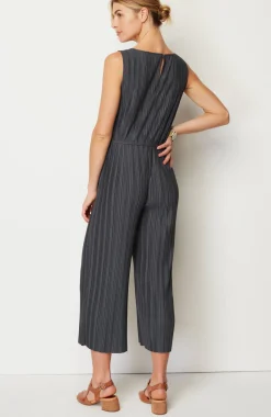Pure Jill Pleated Knit Jumpsuit