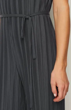 Pure Jill Pleated Knit Jumpsuit