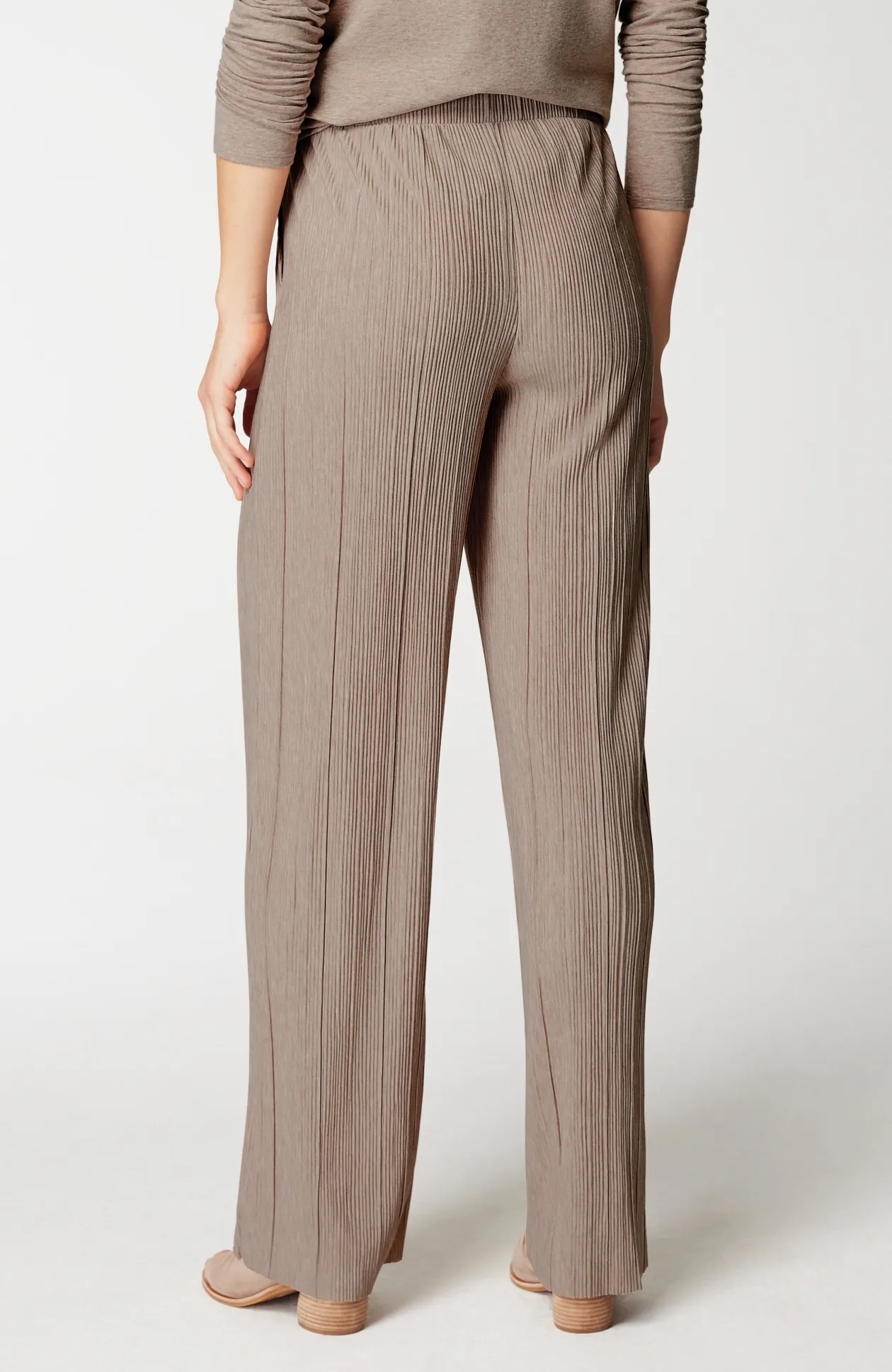 Pure Jill Pleated Wide-Leg Pants