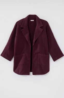 Pure Jill Relaxed Gauze Blazer