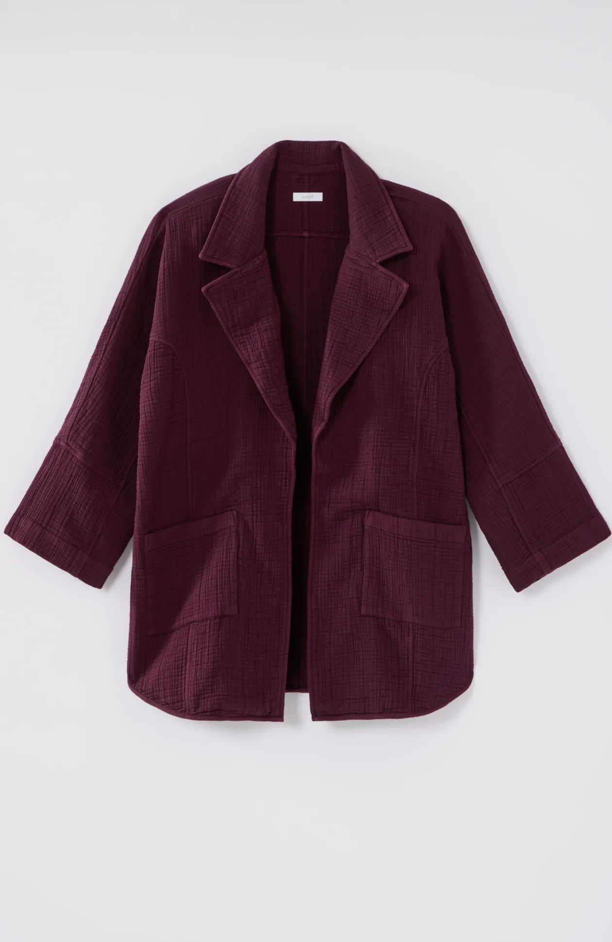 Pure Jill Relaxed Gauze Blazer