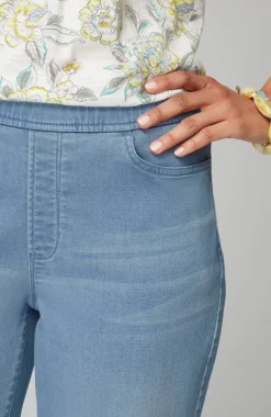 Pure Jill Soft Indigo Wide-Leg Crops