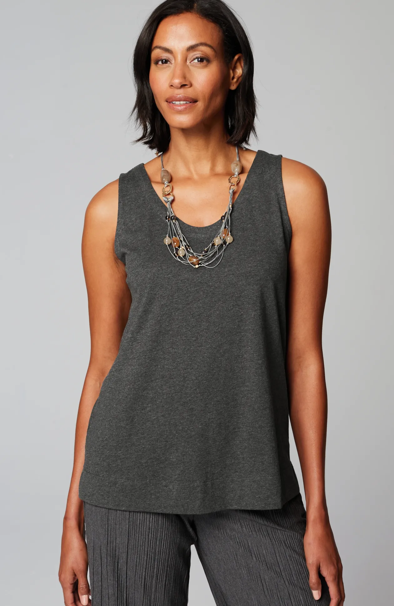 Pure Jill Soft-V-Neck Layering Tank