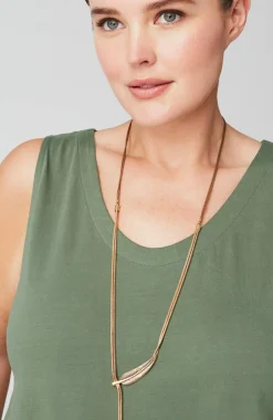 Pure Jill Soft-V-Neck Layering Tank
