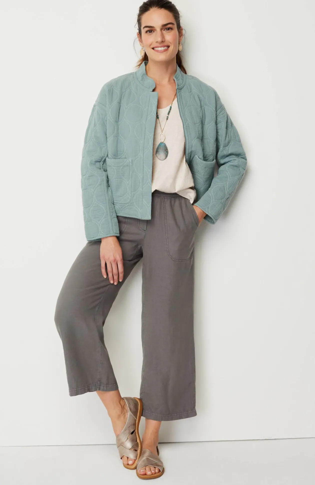 Pure Jill Soft-V-Neck Layering Tank