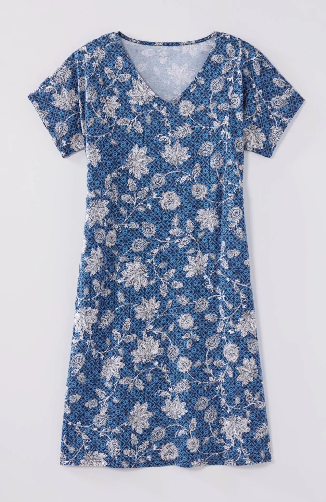 Pure Jill Soft-V-Neck T-Shirt Dress