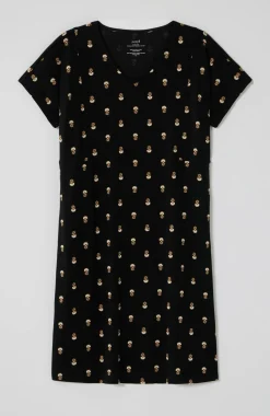 Pure Jill Soft-V-Neck T-Shirt Dress