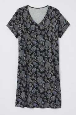 Pure Jill Soft-V-Neck T-Shirt Dress