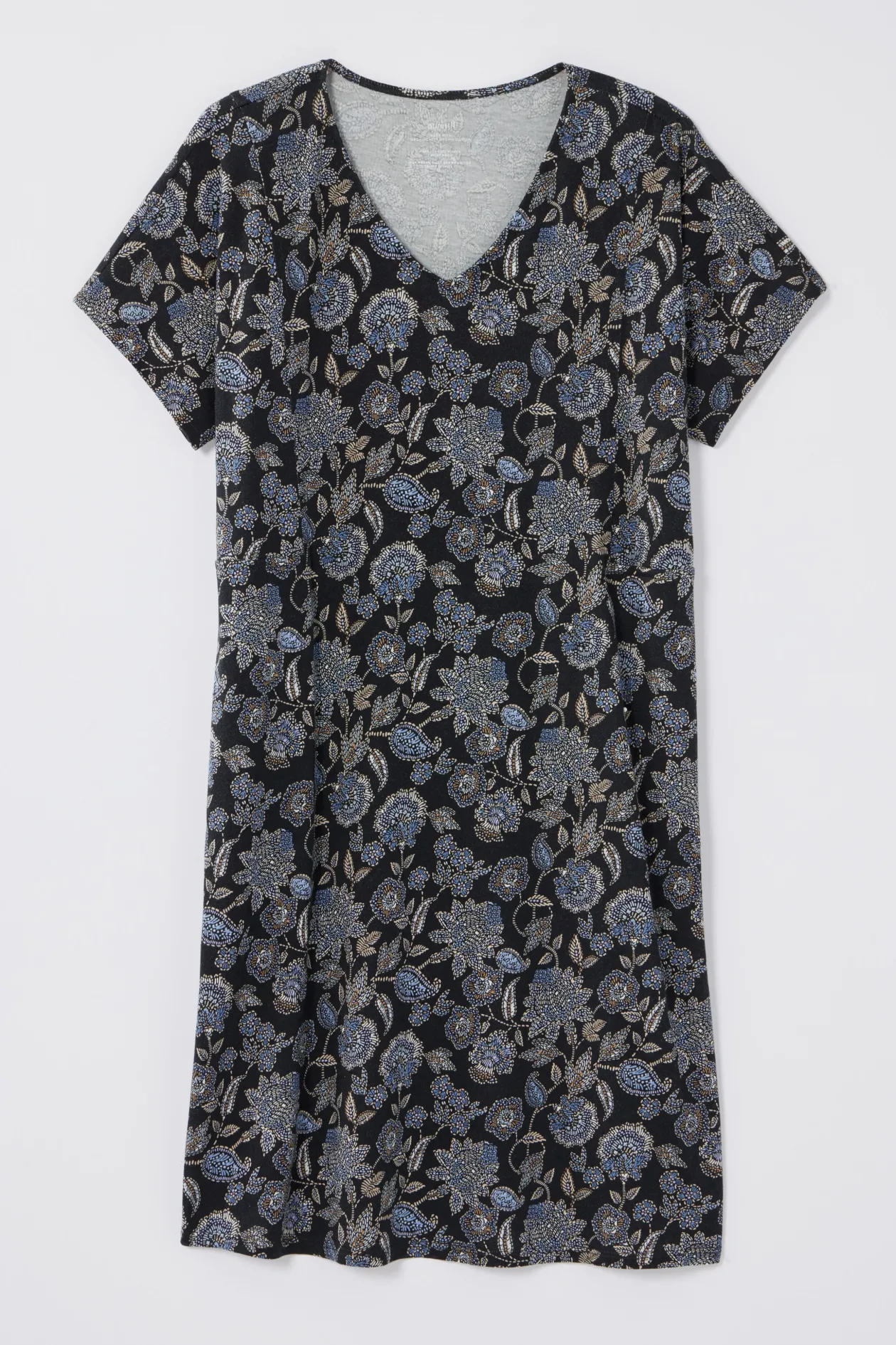 Pure Jill Soft-V-Neck T-Shirt Dress