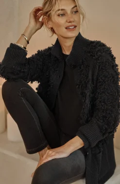 Pure Jill Textured Fringe Cardi