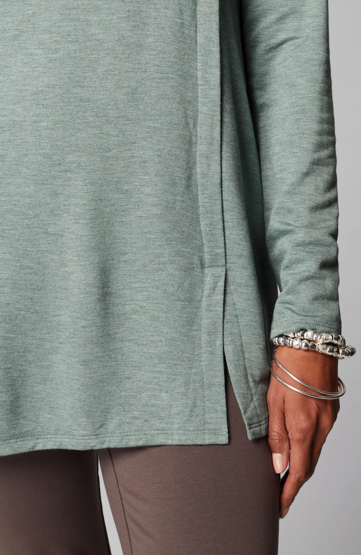 Pure Jill Tranquility Mock-Neck Tunic