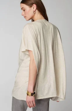 Pure Jill Twisted-Drape-Front Top