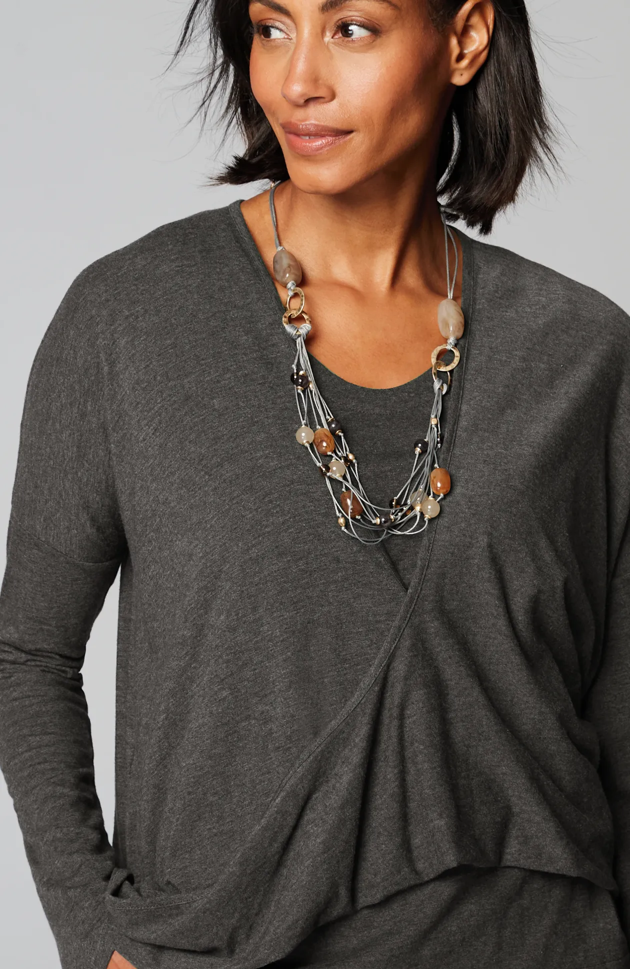 Pure Jill Twist-Front Top