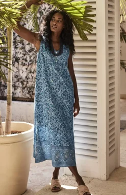 Pure Jill Waist-Seamed Maxi Dress