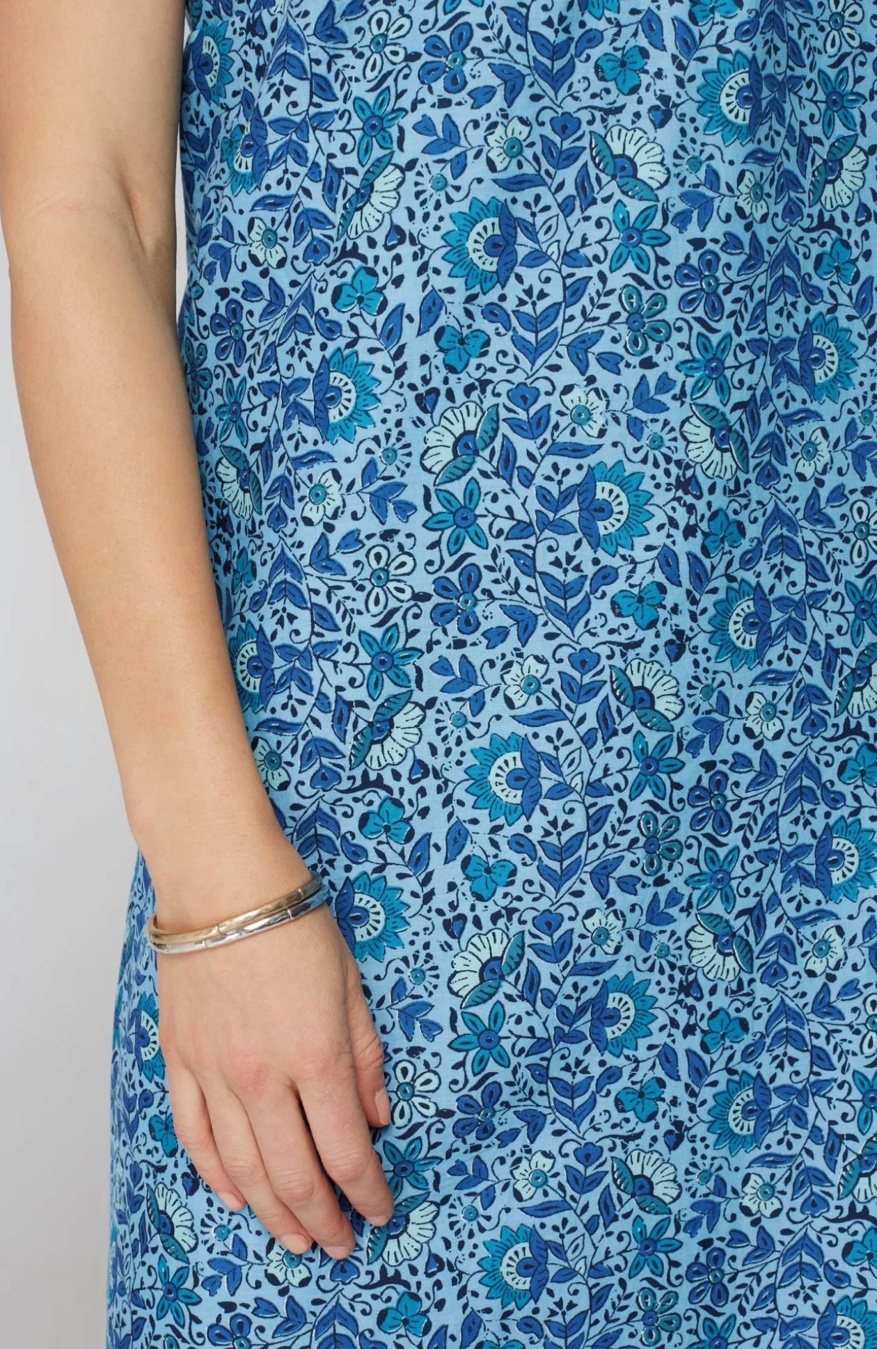 Pure Jill Waist-Seamed Maxi Dress