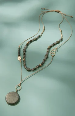 Pyrite Pendant Necklace