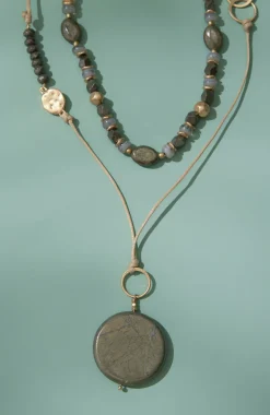 Pyrite Pendant Necklace