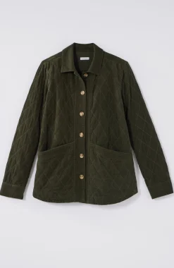 Quilted-Cord Barn Jacket