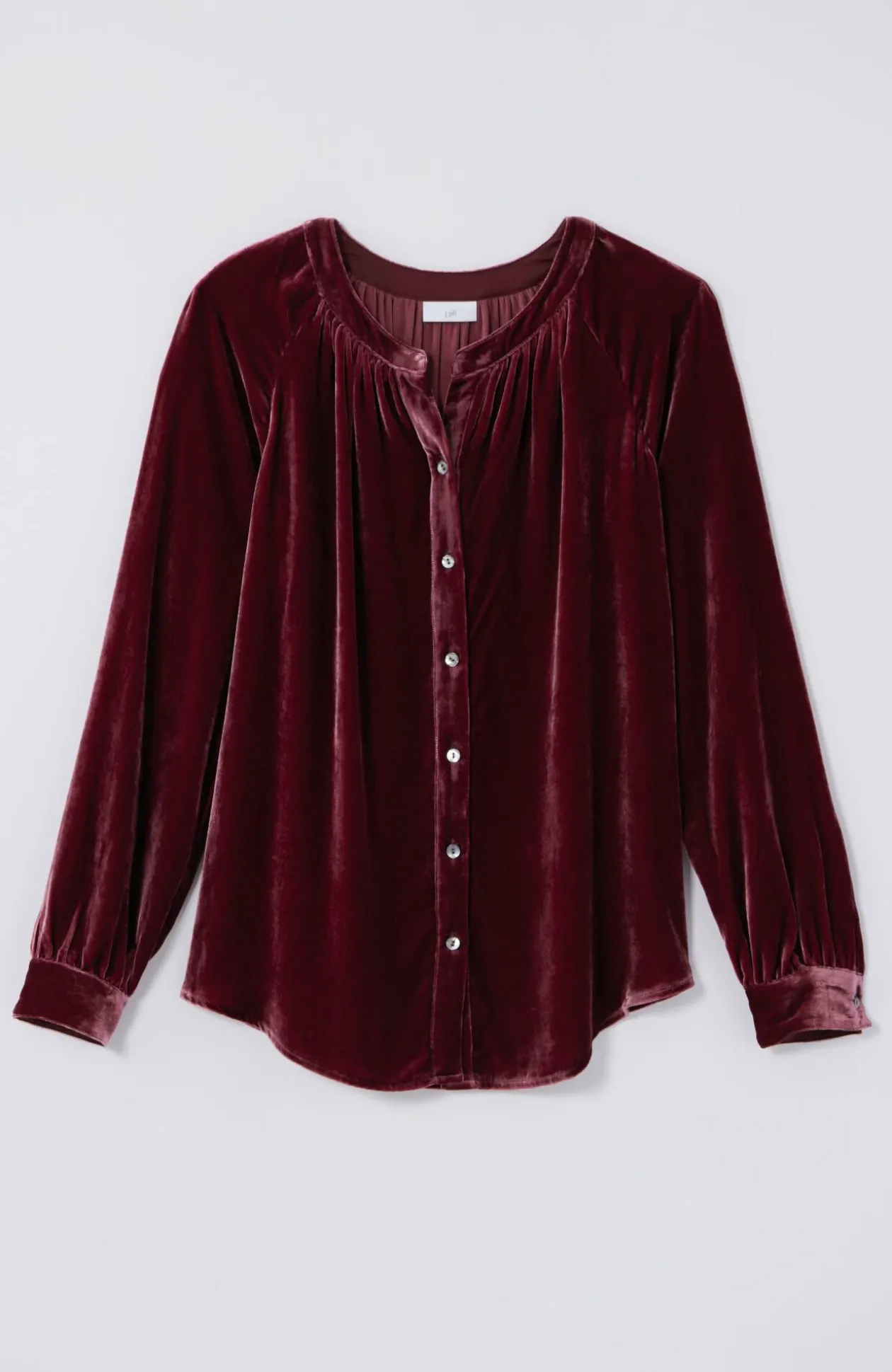 Rayon & Silk Velvet Blouse