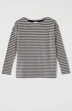 Relaxed Boat-Neck Tee