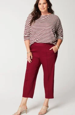 Relaxed Boat-Neck Tee