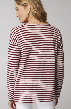 Relaxed Boat-Neck Tee