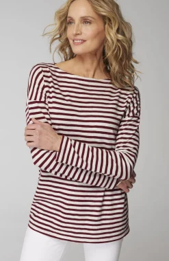 Relaxed Boat-Neck Tee