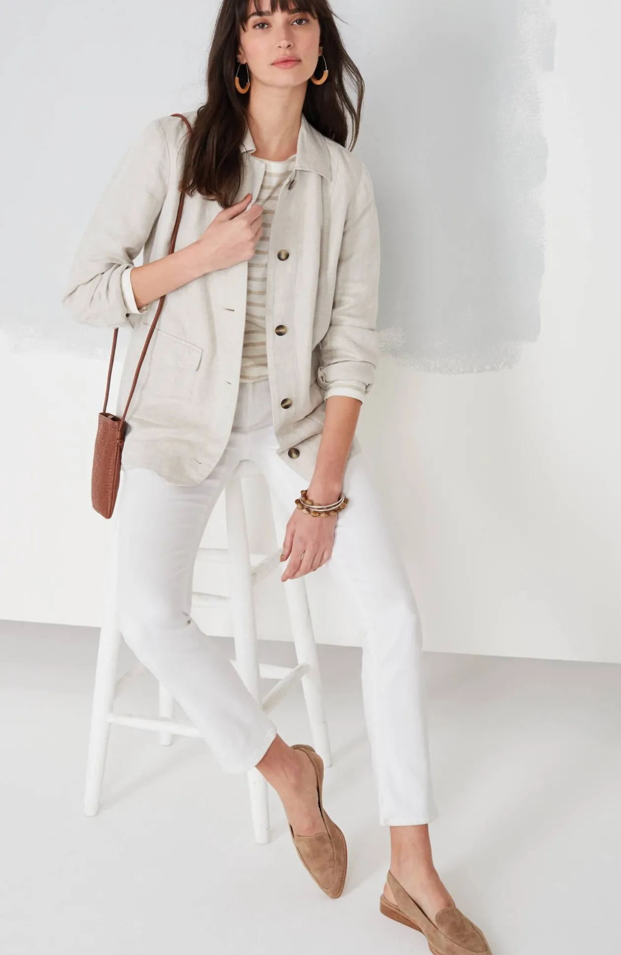 Relaxed Boat-Neck Tee