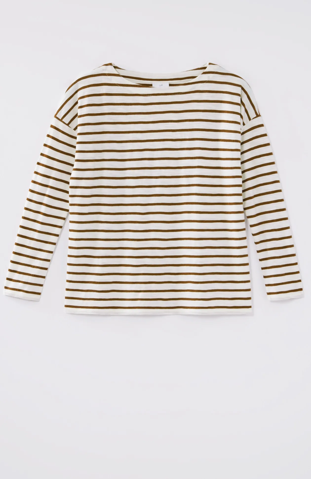 Relaxed Boat-Neck Tee