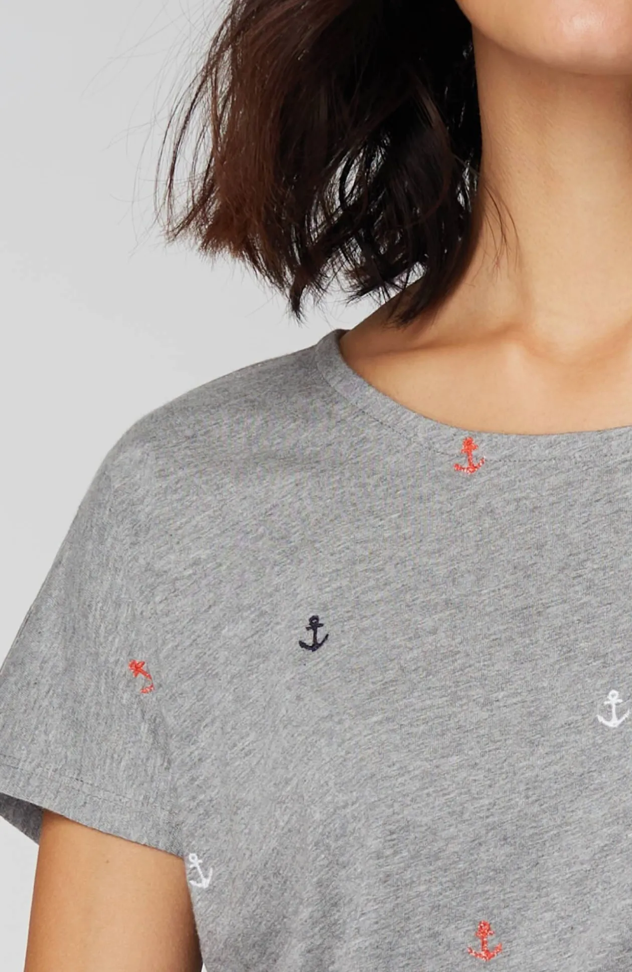 Relaxed Dolman-Sleeve Tee