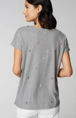 Relaxed Dolman-Sleeve Tee