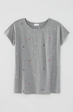 Relaxed Dolman-Sleeve Tee