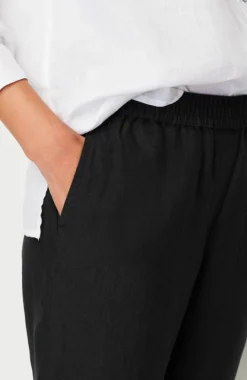 Relaxed Linen Straight-Leg Pants