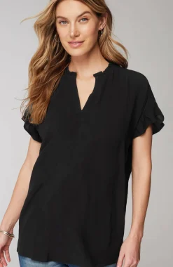 Relaxed Ruffle Top