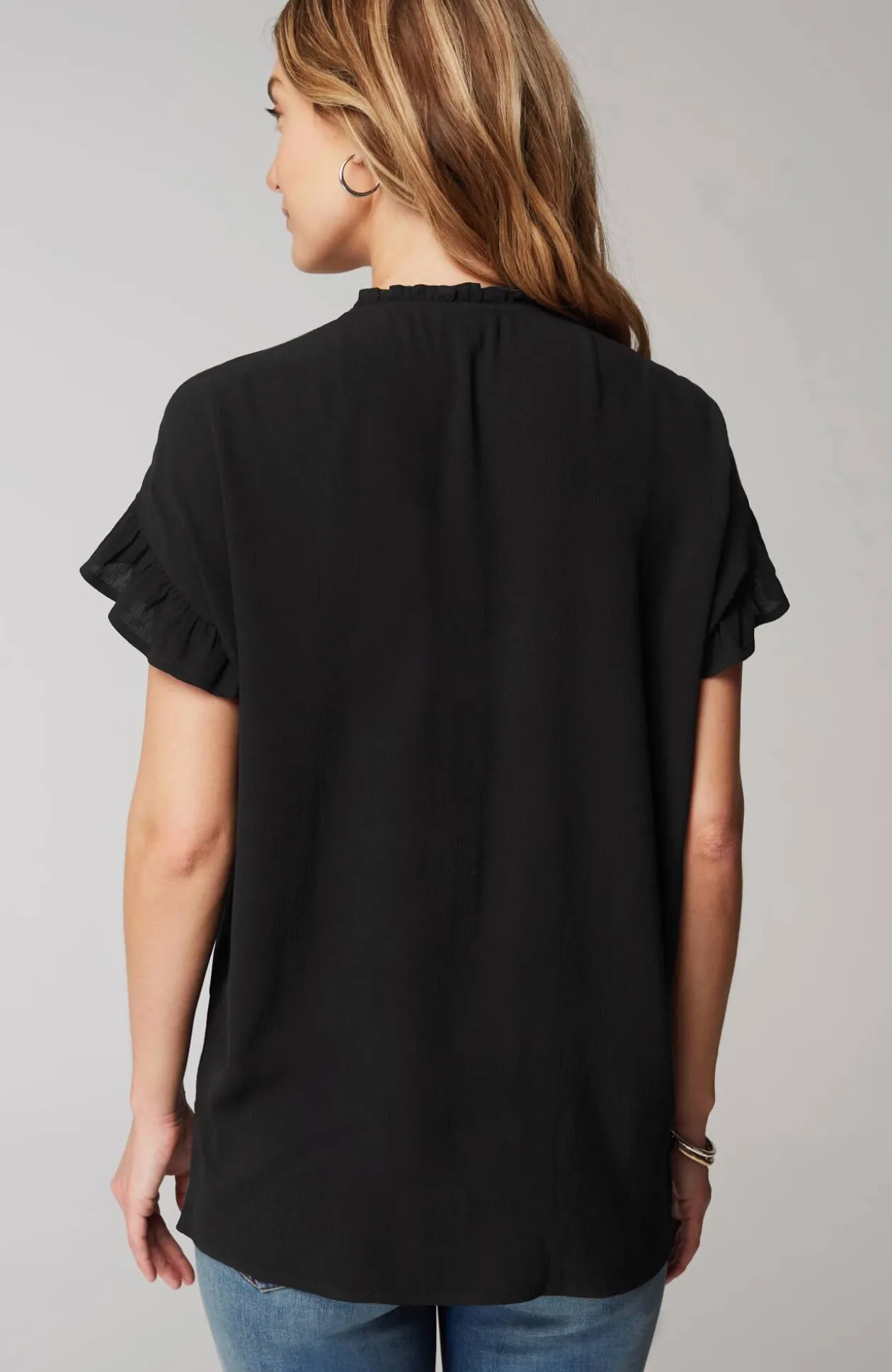 Relaxed Ruffle Top