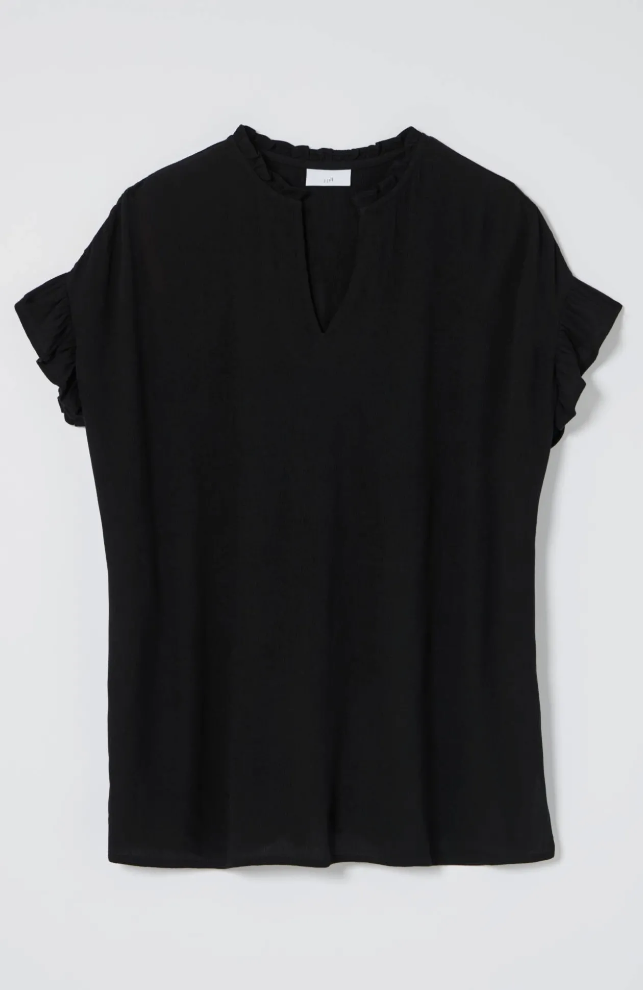 Relaxed Ruffle Top