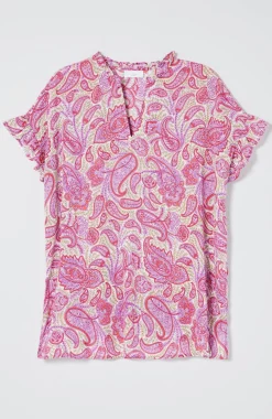 Relaxed Ruffle Top