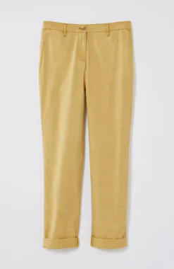 Relaxed Straight-Leg Chino Pants