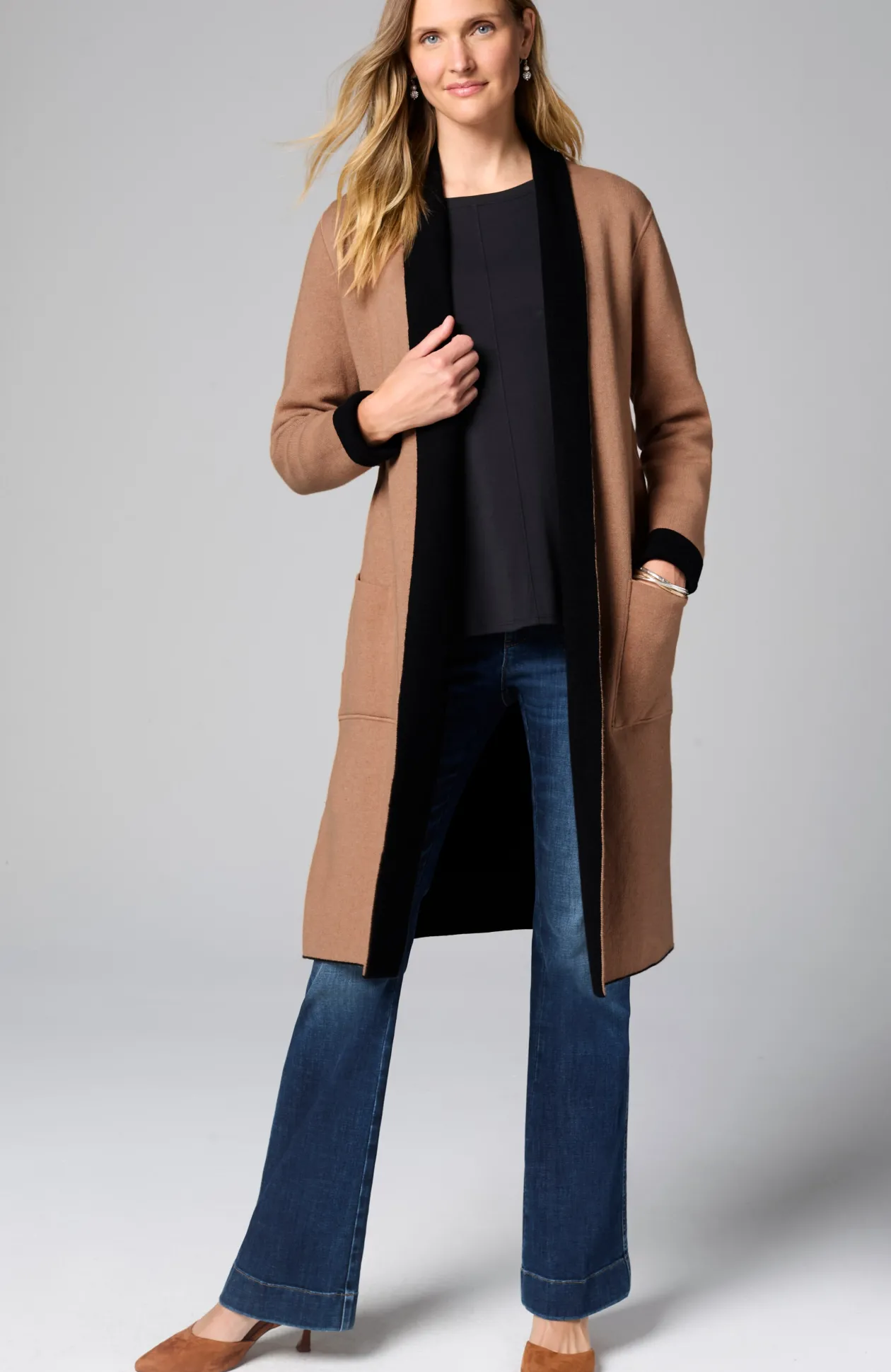 Reversible Majestic Sweater Coat