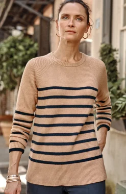 Ribbed Stripe Sweater