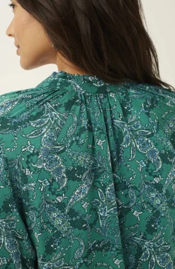 Ruffled Satin Top