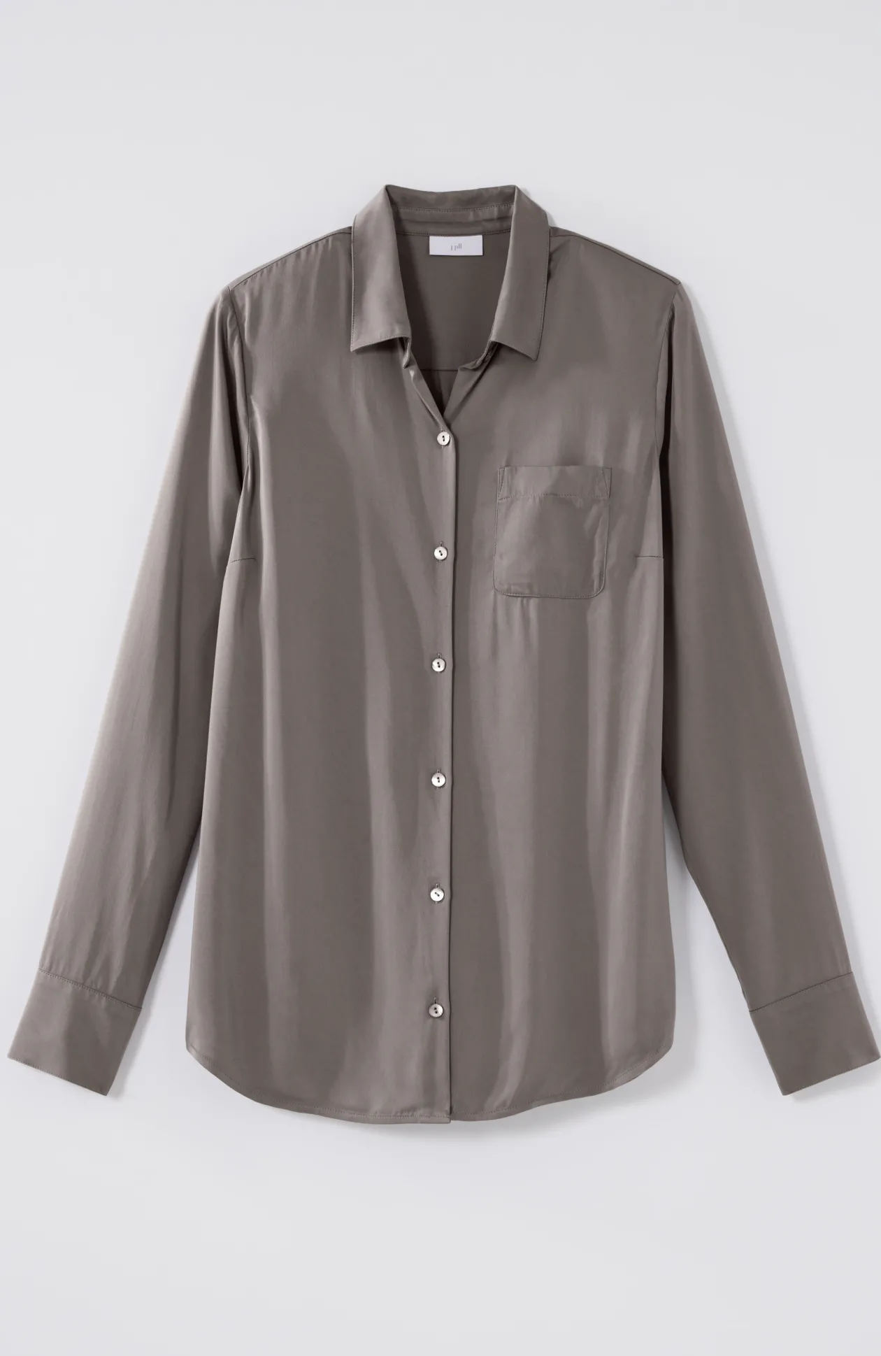 Satin A-Line Shirt