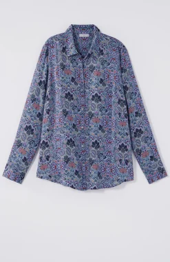 Satin A-Line Shirt