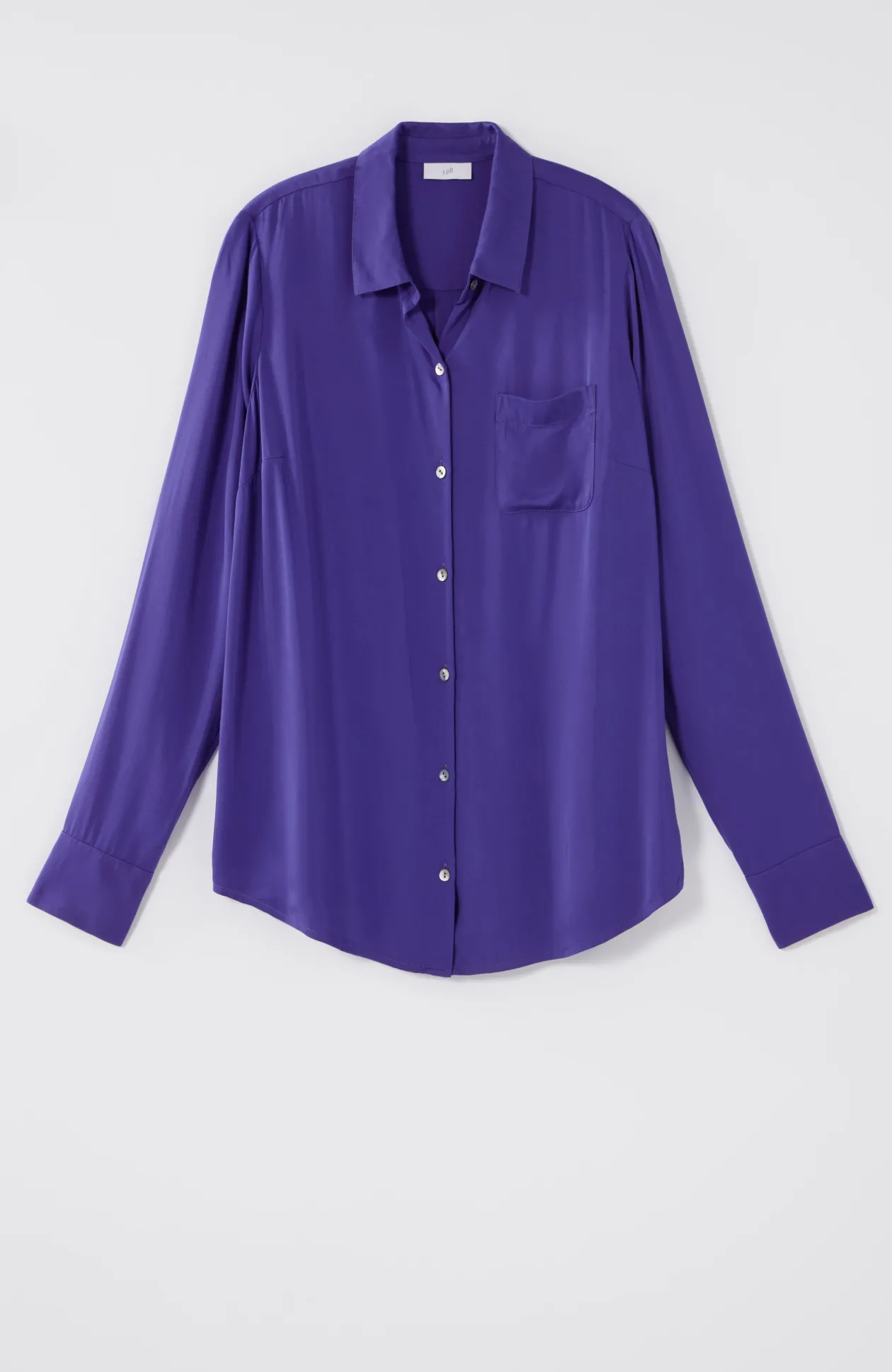 Satin A-Line Shirt