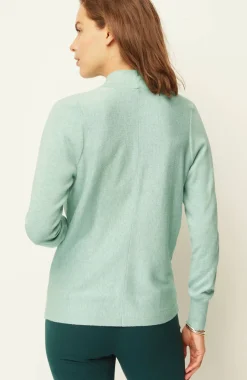 Seamed Wrap Sweater