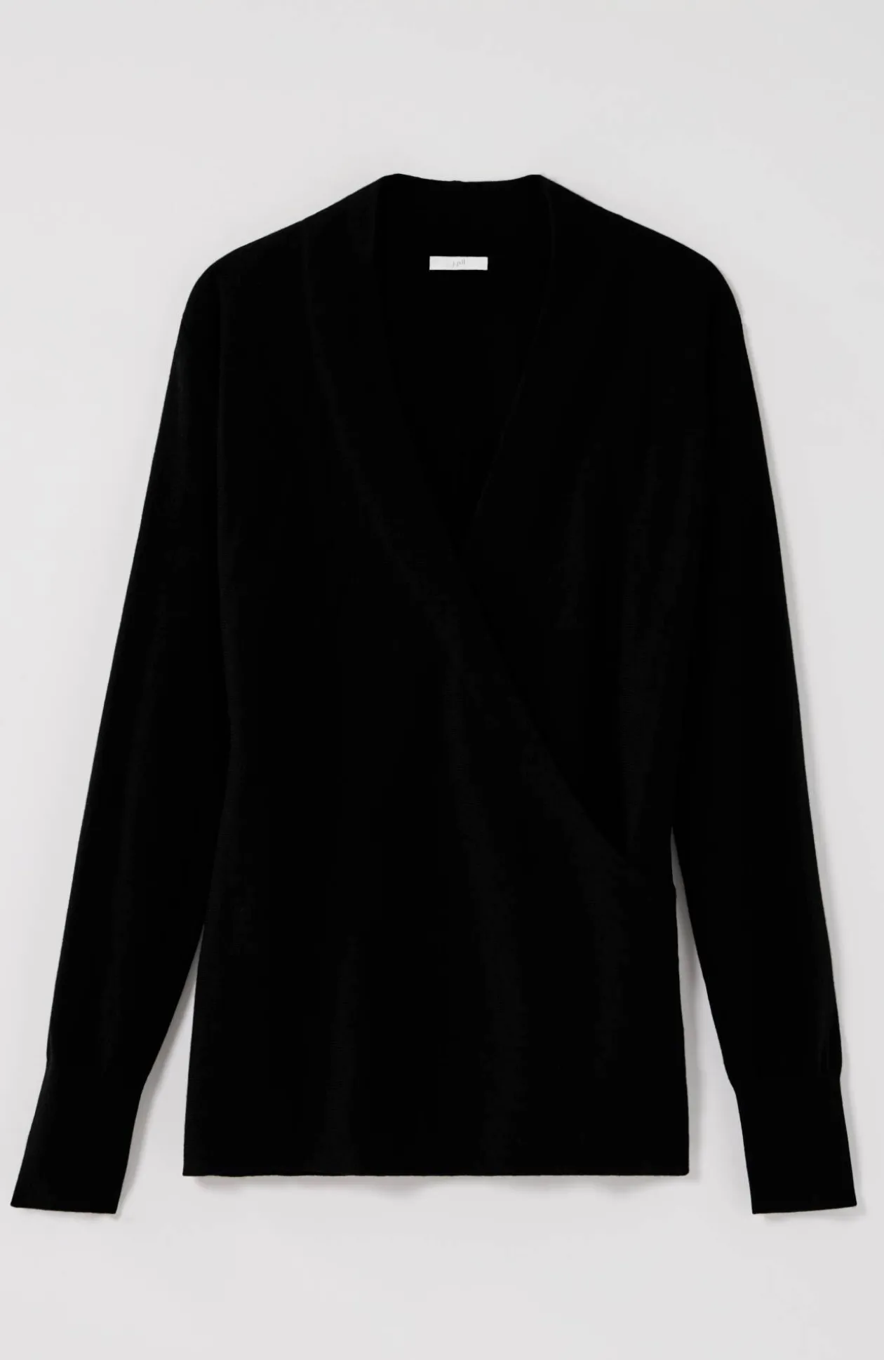 Seamed Wrap Sweater