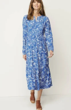 Seamed-Waist A-Line Dress