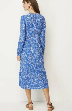 Seamed-Waist A-Line Dress