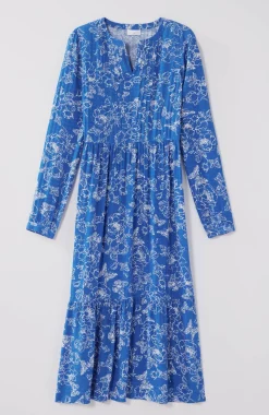 Seamed-Waist A-Line Dress