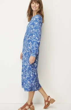 Seamed-Waist A-Line Dress